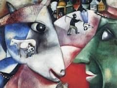 i and the village|white crucifixion.